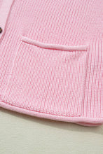 Load image into Gallery viewer, Solid Color Knit V Neck Button Front Sweater Vest S