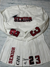Load image into Gallery viewer, Senior skirt with matching sweat shirt