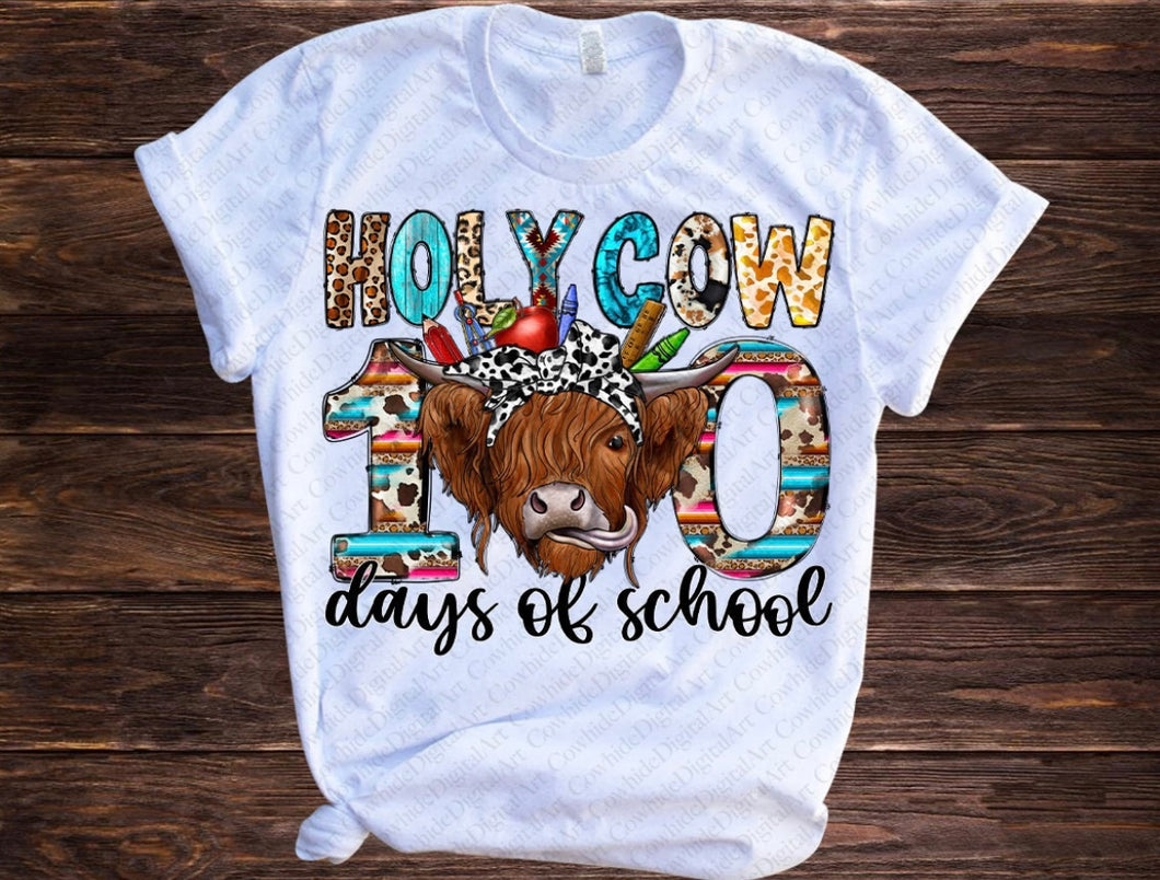 Custom | Holy Cow 100 days of school