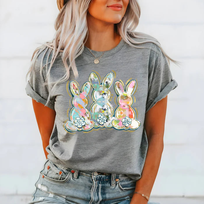 Custom | Watercolor Pastel Bunnies