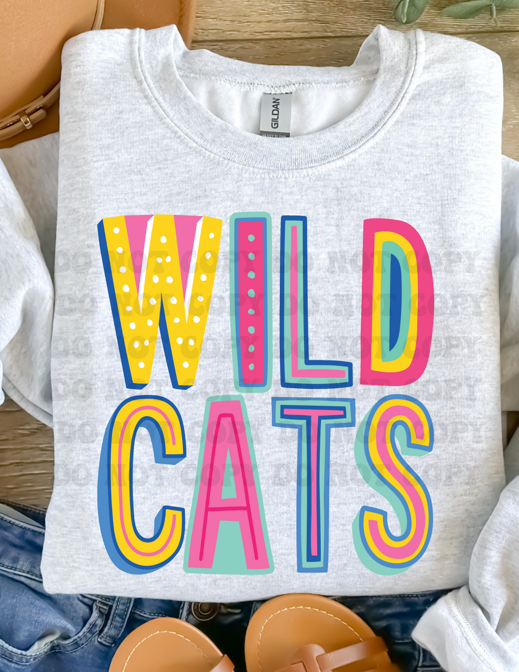 Custom | Wildcats colorful stacked